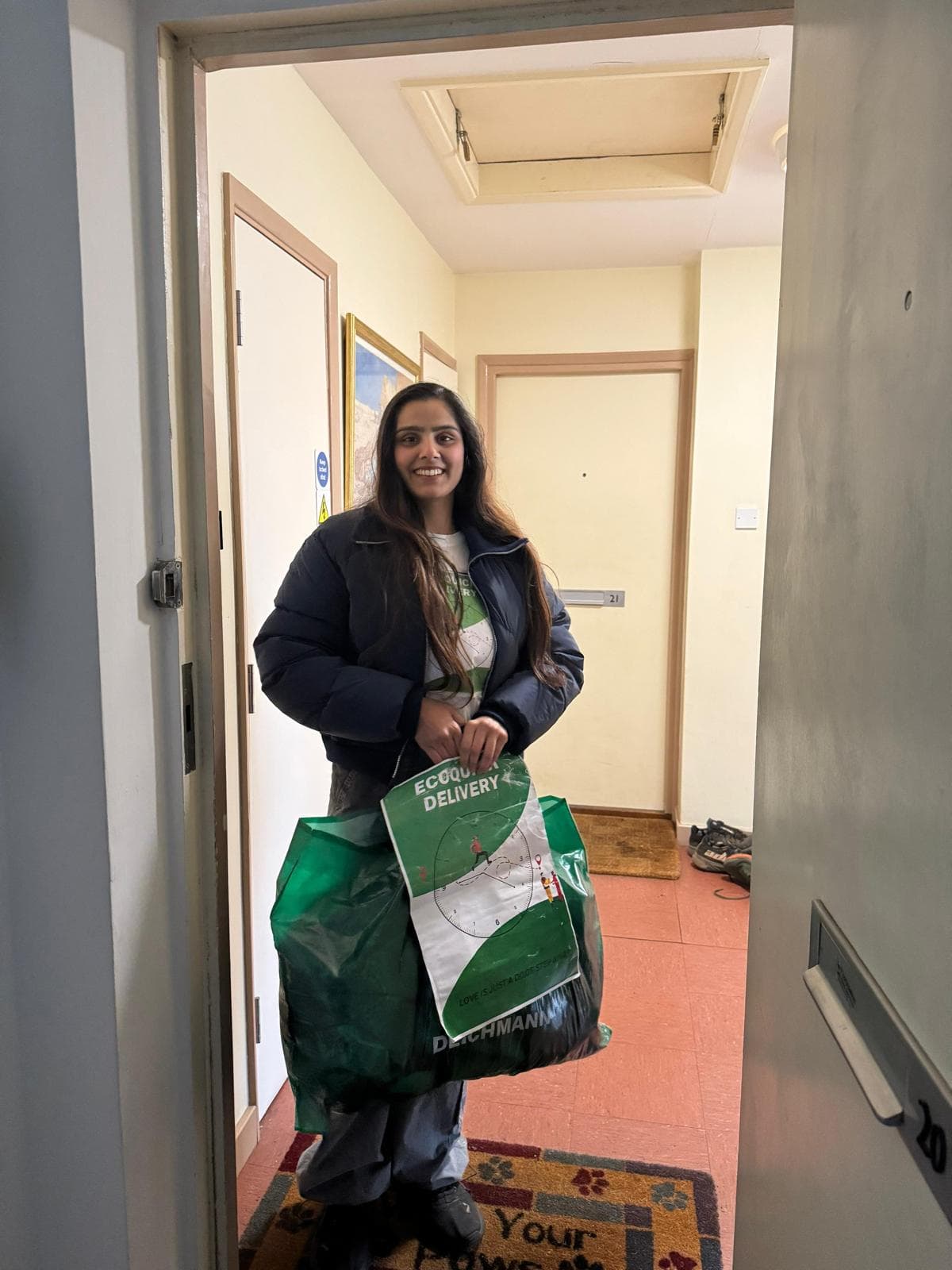 Real-world doorstep delivery test in Kingston