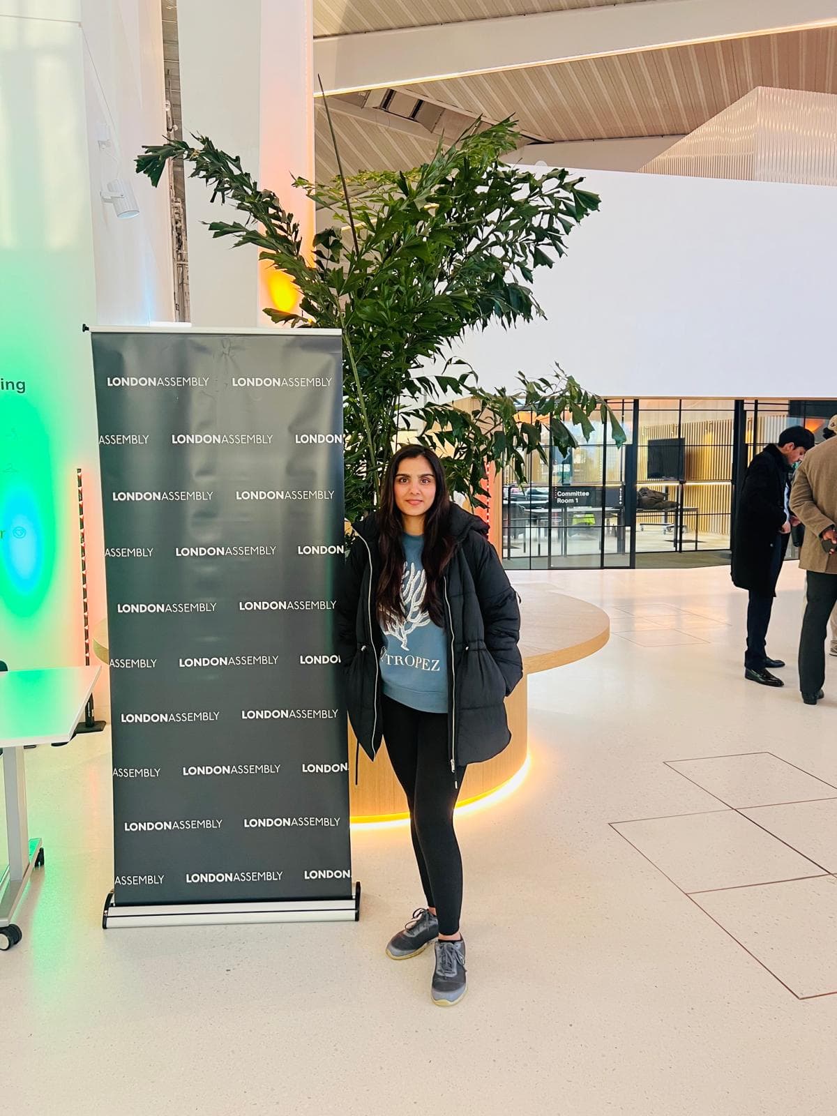 Preeti at the London Assembly